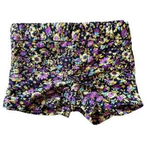 OshKosh B'gosh Girl 9 Months Purple and Yellow Floral Shorts